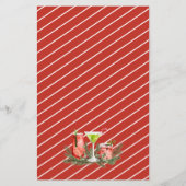 Custom Holiday Bar Menu - Spirituosen hell machen (Rückseite)