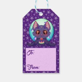 Custom Holiday Bat Gift Tags Geschenkanhänger