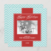 Custom Holiday Cards Feiertagskarte (Vorne/Hinten)