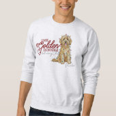 Custom Holiday Club Golden Doodle Sweatshirt (Vorderseite)