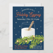 Custom Holiday Eggnog Party Einladung (Vorderseite)