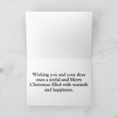 Custom Holiday Foto Template Frohe Weihnachten (Innenseite)