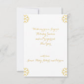 Custom Holiday Frohe Weihnachts-Happy New Year Car Einladung (Rückseite)