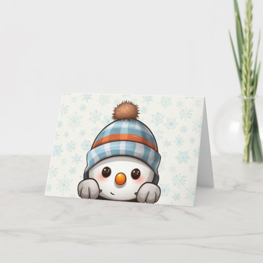 Custom Holiday Greeting Card Karte (Vorderseite)