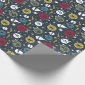 Custom Holiday HOGWARTS™ House Bauble Muster Geschenkpapier (Ecke)