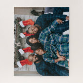 Custom Holiday Personalisiert Foto Weihnachten Puzzle (Vertikal)