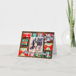 Custom Holiday Photo Template Christmas Feiertagskarte