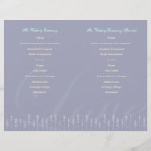 ::custom:Hollyhock & Ampersand Wedding Program (Rückseite)