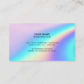 Custom Holographic Qr Code Visitenkarte (Rückseite)