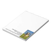 Custom Holstein Cow Business Notizblock (Rotiert)