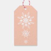 Custom Holyday Christmas Gnomes Name Geschenkanhänger (Rückseite)