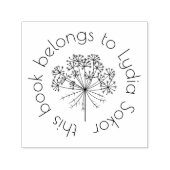 Custom Home Library Permastempel (Design)