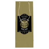 Custom Homemade Elderberry Geschenktüte Für Weinflaschen (Rückseite)