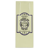 Custom Homemade Elderberry Geschenktüte Für Weinflaschen (Vorderseite)