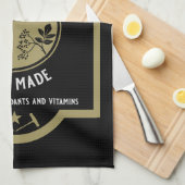 Custom Homemade Elderberry Geschirrtuch (Viertel Falte)