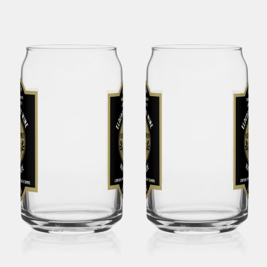 Custom Homemade Elderflower Dosenglas (Rechts)