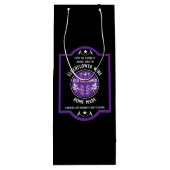 Custom Homemade Elderflower Geschenktüte Für Weinflaschen (Rückseite)