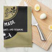 Custom Homemade Elderflower Geschirrtuch (Viertel Falte)