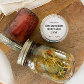 Custom Homemade Food Jar Label Runder Aufkleber