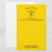 Custom Homemade Honey Briefpapier (Vorne/Hinten)