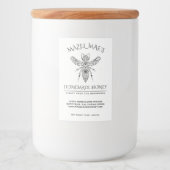 Custom Homemade Honey Lebensmitteletikett (Vorderseite)
