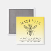 Custom Homemade Honey Magnet (Vorderseite/Rückseite)