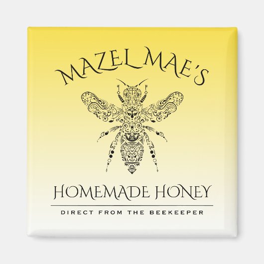 Custom Homemade Honey Magnet (Vorne)