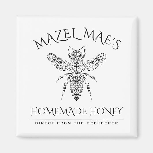 Custom Homemade Honey Magnet (Vorne)