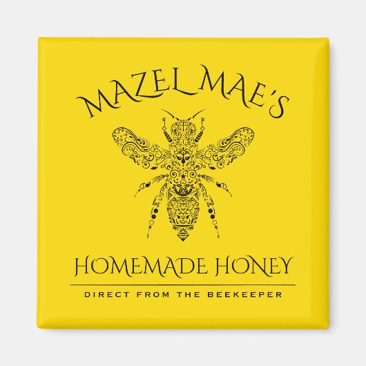 Custom Homemade Honey Magnet (Vorne)
