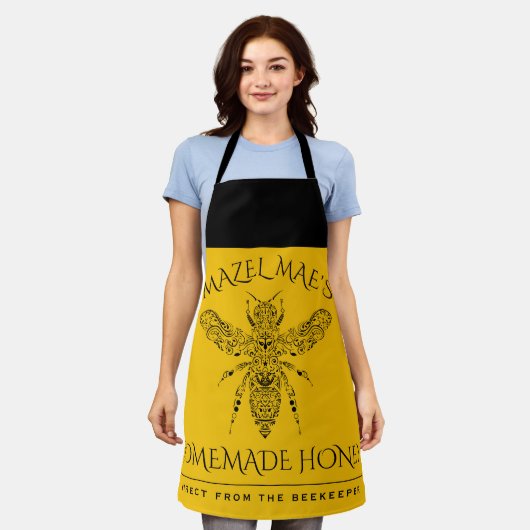 Custom Homemade Honey Schürze (Getragen)