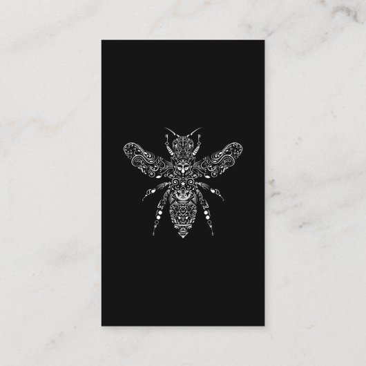 Custom Homemade Honey Visitenkarte (Rückseite)