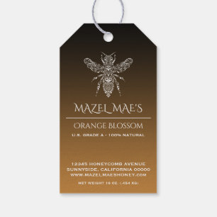 Custom Homemade Honig Flavor Labels Geschenkanhänger
