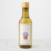 Custom Homemade Lavender Extract Label Weinetikett (Vorderseite)