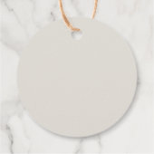 Custom Homemade Limoncello Light Gray Geschenkanhänger (Rückseite)