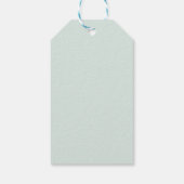 Custom Homemade Limoncello Mint Green Geschenkanhänger (Rückseite)