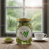 Custom Homemade Pandan Tea Round Label Sticker