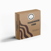 Custom Homemade Vielen Dank Berufliche Verpackung Runder Aufkleber