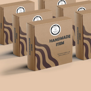 Custom Homemade Vielen Dank Berufliche Verpackung Runder Aufkleber