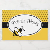 Custom Honey Bee Labels Lebensmitteletikett (Einzelnes Label)