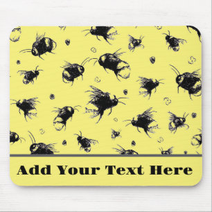 Custom Honey Bee Mouse Pad - Einzigartiges Geschen Mousepad