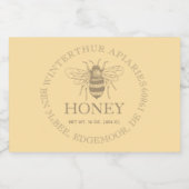 Custom Honey Business Promotional Lebensmitteletikett (Einzelnes Label)