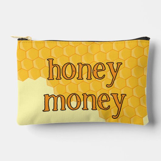 Custom Honey Geld kleine Unternehmen Geld Zubehörtasche (Vorderseite)