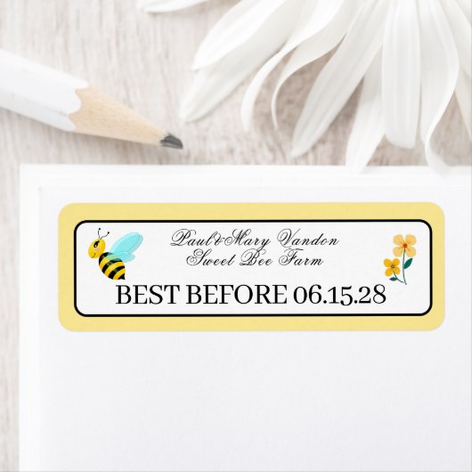 Custom Honey Stamp Durability Date (Insitu)