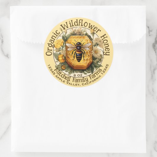 Custom Honey Sticker (Tasche)