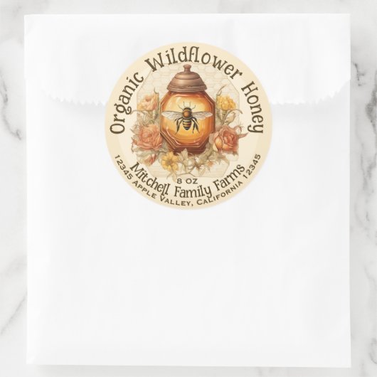 Custom Honey Sticker (Tasche)