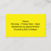 CUSTOM HONEYCOMB FRAME-REEKEEPER, amerikanische Gr Visitenkarte (Rückseite)