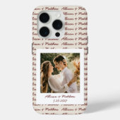 Custom Honeymoon Gift Wifey & Hubby Phone Case Set (Rückseite)