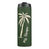 Custom Honeymoon Tumbler for Traveling Her and Him Thermosbecher (Vorderseite)