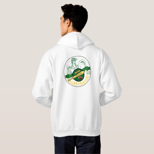 Custom Hooded Sweatshirt (Schwarz voll)