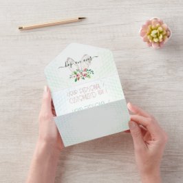 Custom Hoppy EASTER EGGS HUNT Bunny Party Supplies All In One Einladung